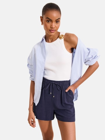 Lipsy regular Παντελόνι σε μπλε: μπροστά