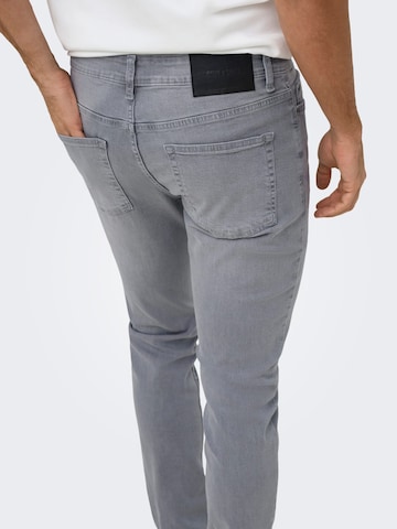 Only & Sons Skinny Jeans 'LOOM' in Grey
