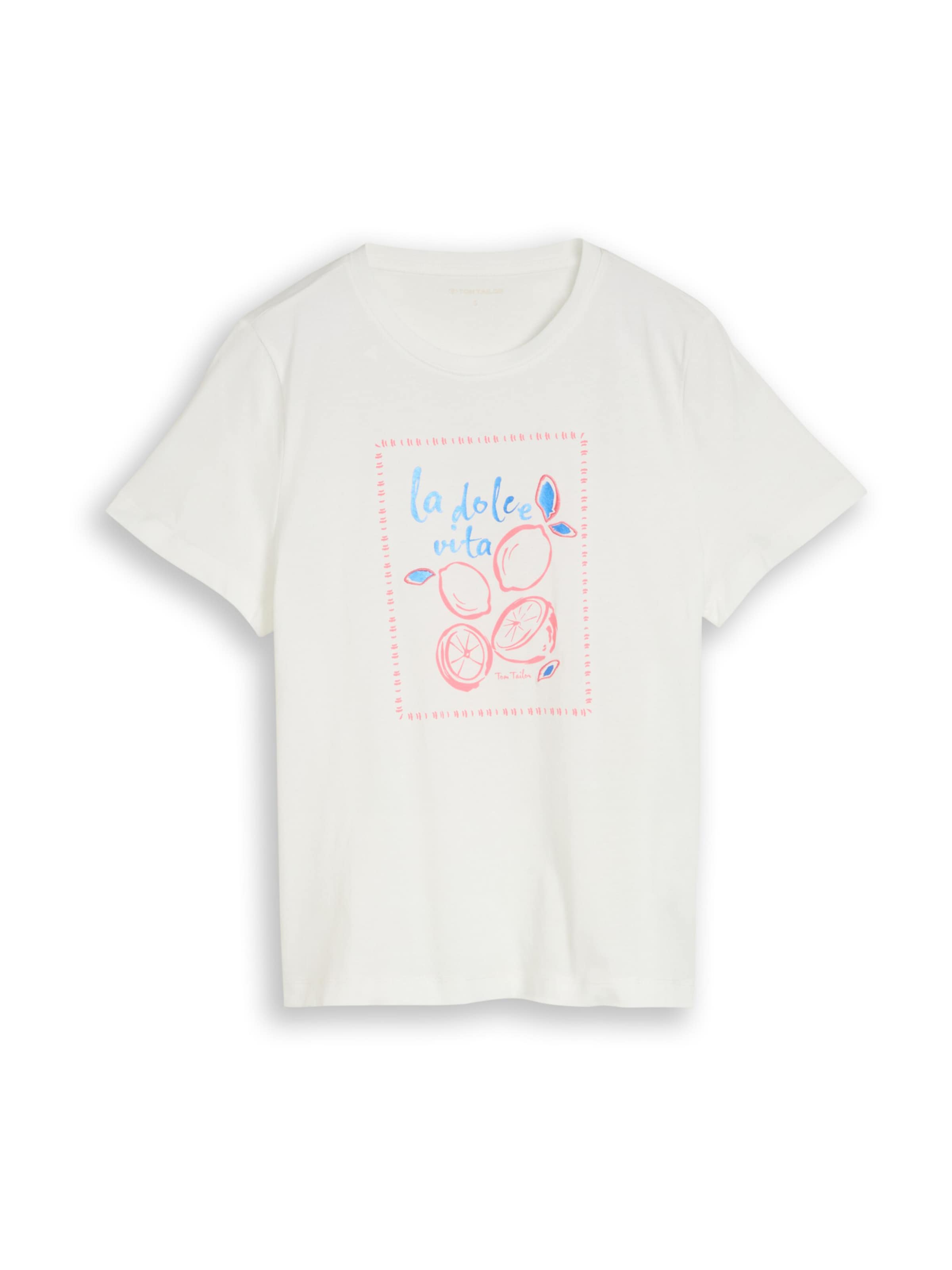 TOM TAILOR Shirt in White: front
