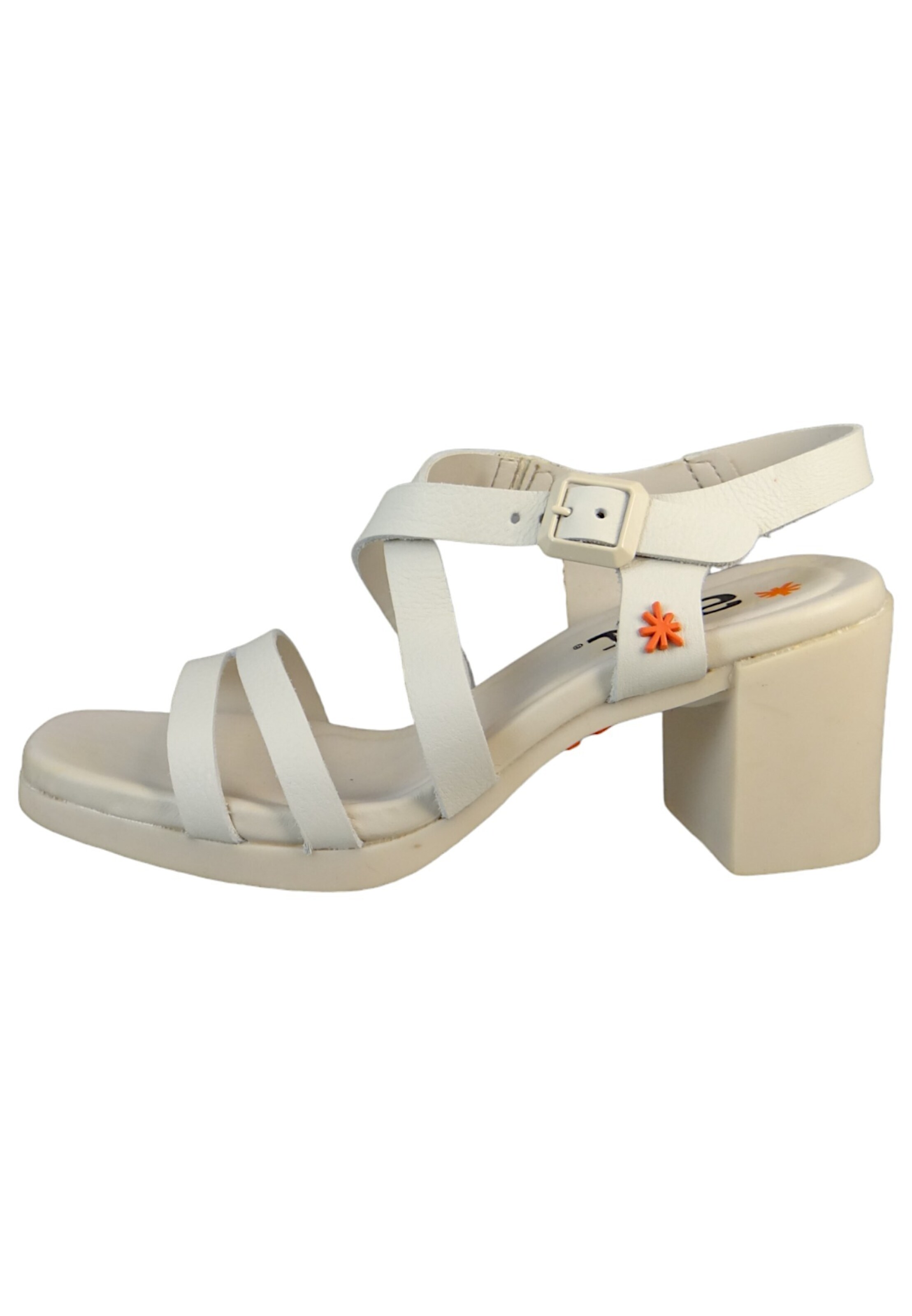 ART - Sandálias com tiras em branco