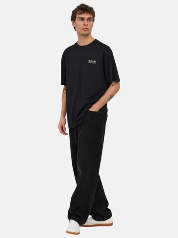 Only & Sons Loose fit Trousers 'ONLY & SONS ONSTYE LOOSE TPE WB 0131AZG DNM JEANS' in Black