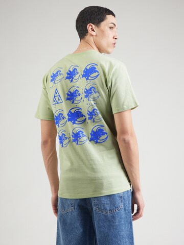 HUF - Camiseta 'Pegasus' en verde: frente