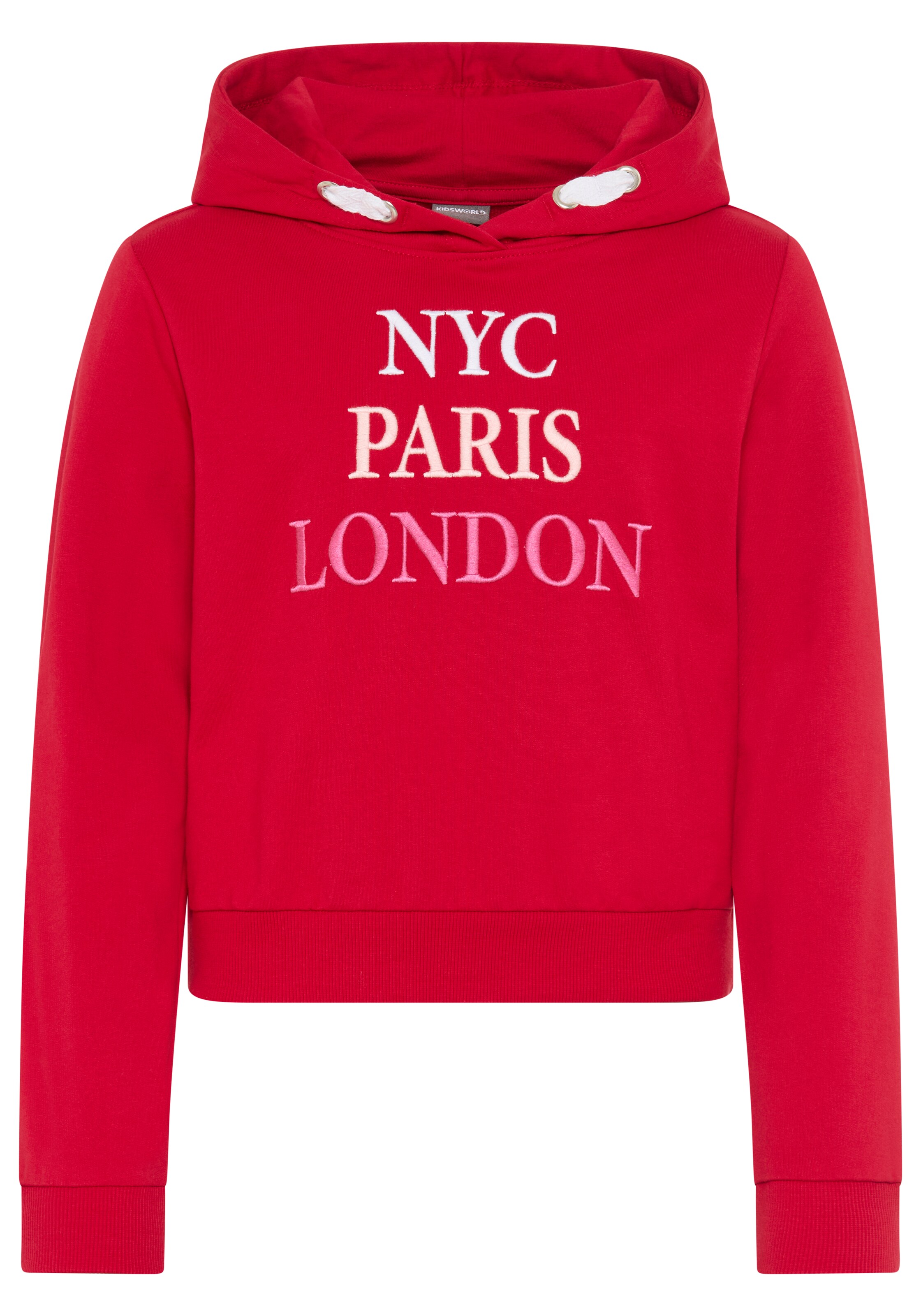 Kidsworld Sweatshirt in Rot: Vorderseite