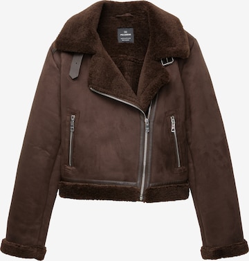 Pull&Bear Talvitakki värissä ruskea: etupuoli