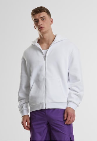 Urban Classics Sweatjakke i hvid