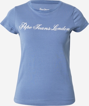 Pepe Jeans T-Shirt in Blau: Vorderseite