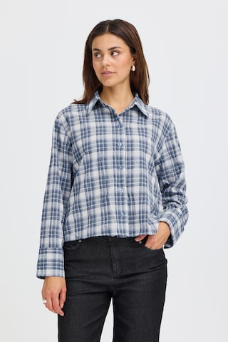 Fransa - Blusa em azul: frente