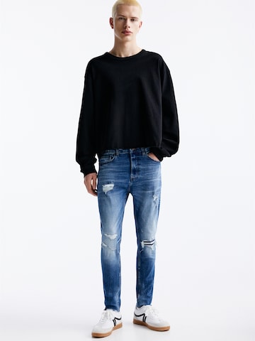 Pull&Bear Slimfit Jeans in Blau