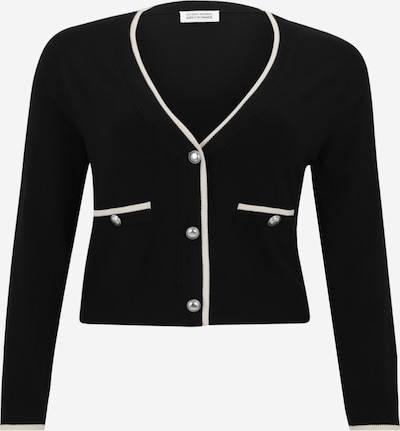 Guido Maria Kretschmer Curvy Kardigan 'Arabella' u bež / crna, Pregled proizvoda