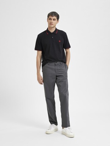 SELECTED HOMME - Regular Calças chino 'New Miles' em cinzento