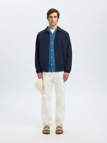 SELECTED HOMME Comfort fit Overhemd in Blauw