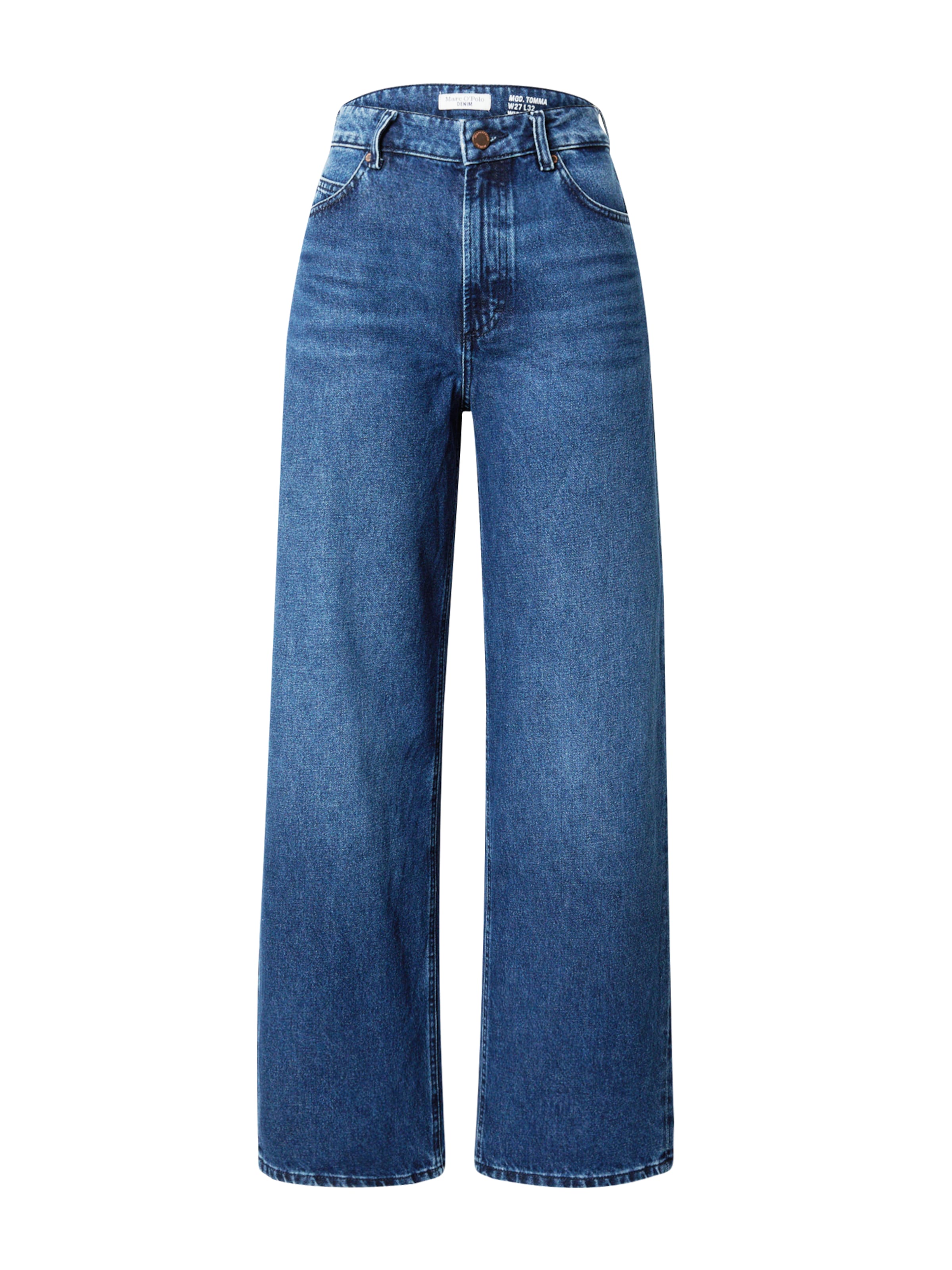 Marc O'Polo DENIM Wide Leg Jeans 'Tomma' in Blau: Vorderseite