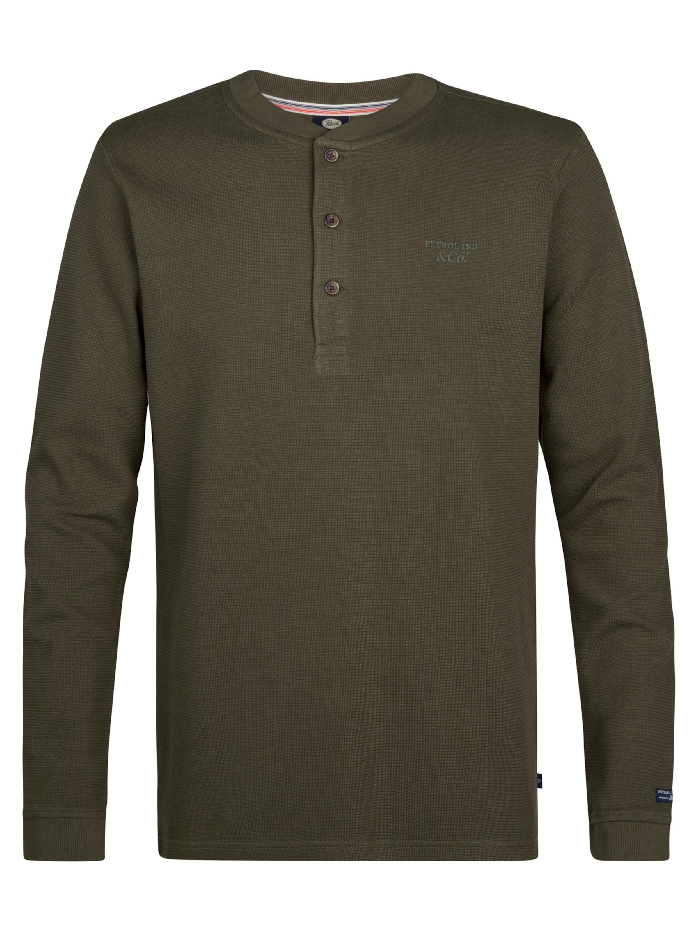 Petrol Industries Shirt in Green: front