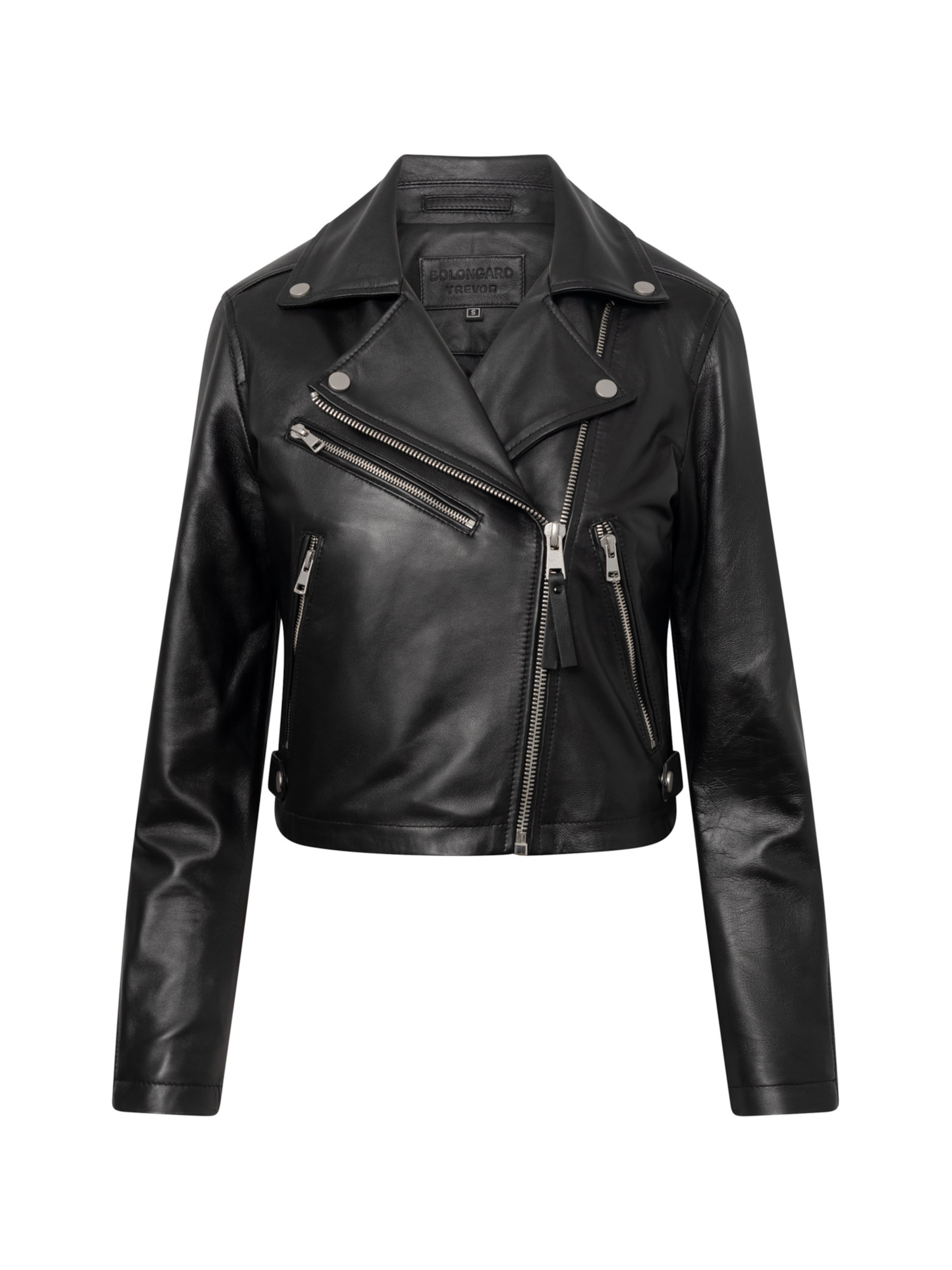 Veste mi-saison ' Jasmine Biker ' Bolongaro Trevor en noir : devant