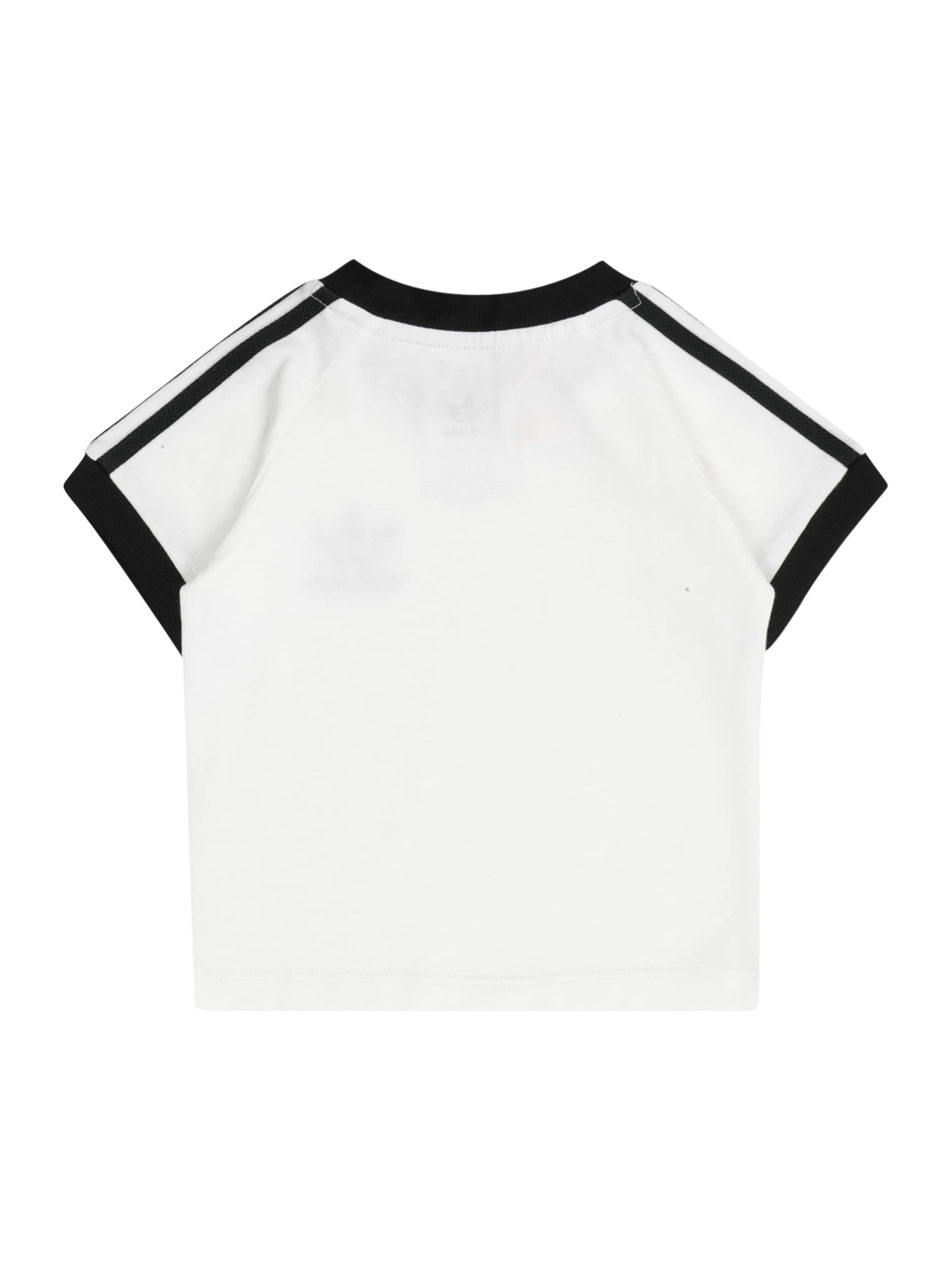 ADIDAS ORIGINALS Тениска '3-Stripes Tee' в бяло