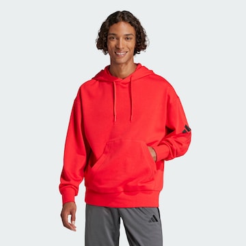 Sweat de sport 'Essentials' ADIDAS SPORTSWEAR en rouge : devant