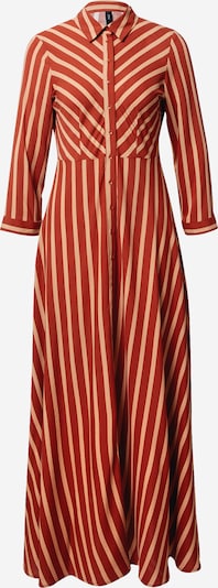 Y.A.S Robe-chemise 'Savanna' en beige / rouille, Vue avec produit