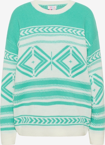 Pull-over IZIA en vert : devant