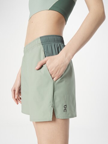 On Regular Sportshorts in Grün