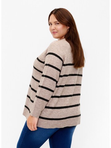 Zizzi Pullover 'SANDIE' i beige