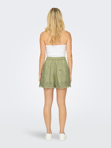 ONLY - Loosefit Pantalón 'ONLLou' en verde