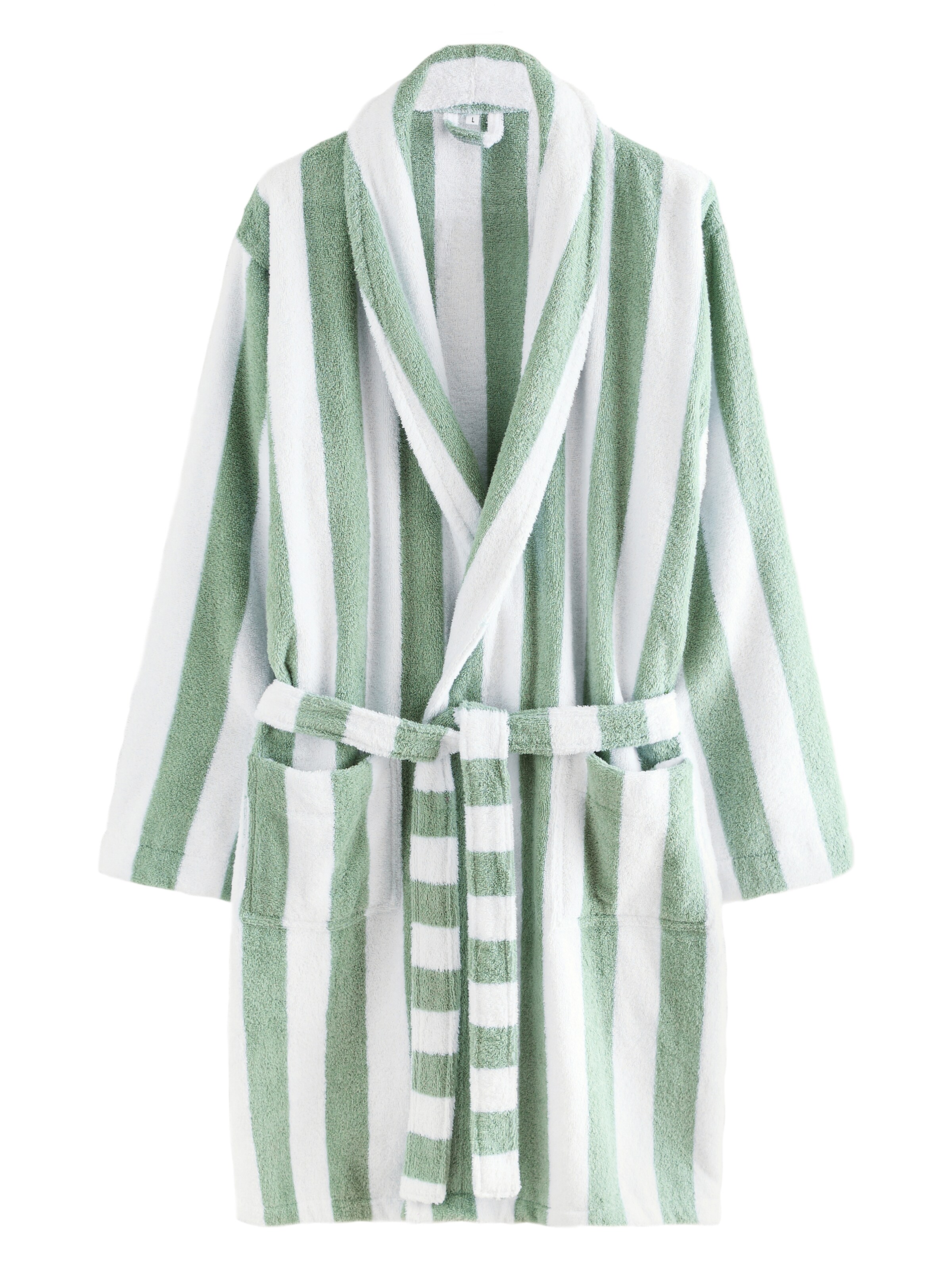 Next Krátký župan – zelená: přední strana