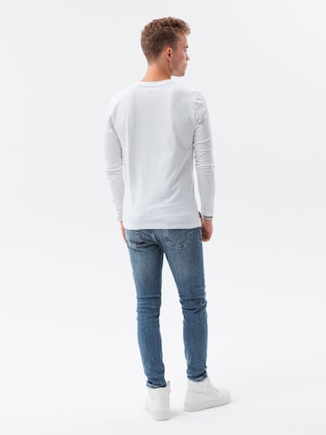 Ombre Shirt 'L135' in Weiß