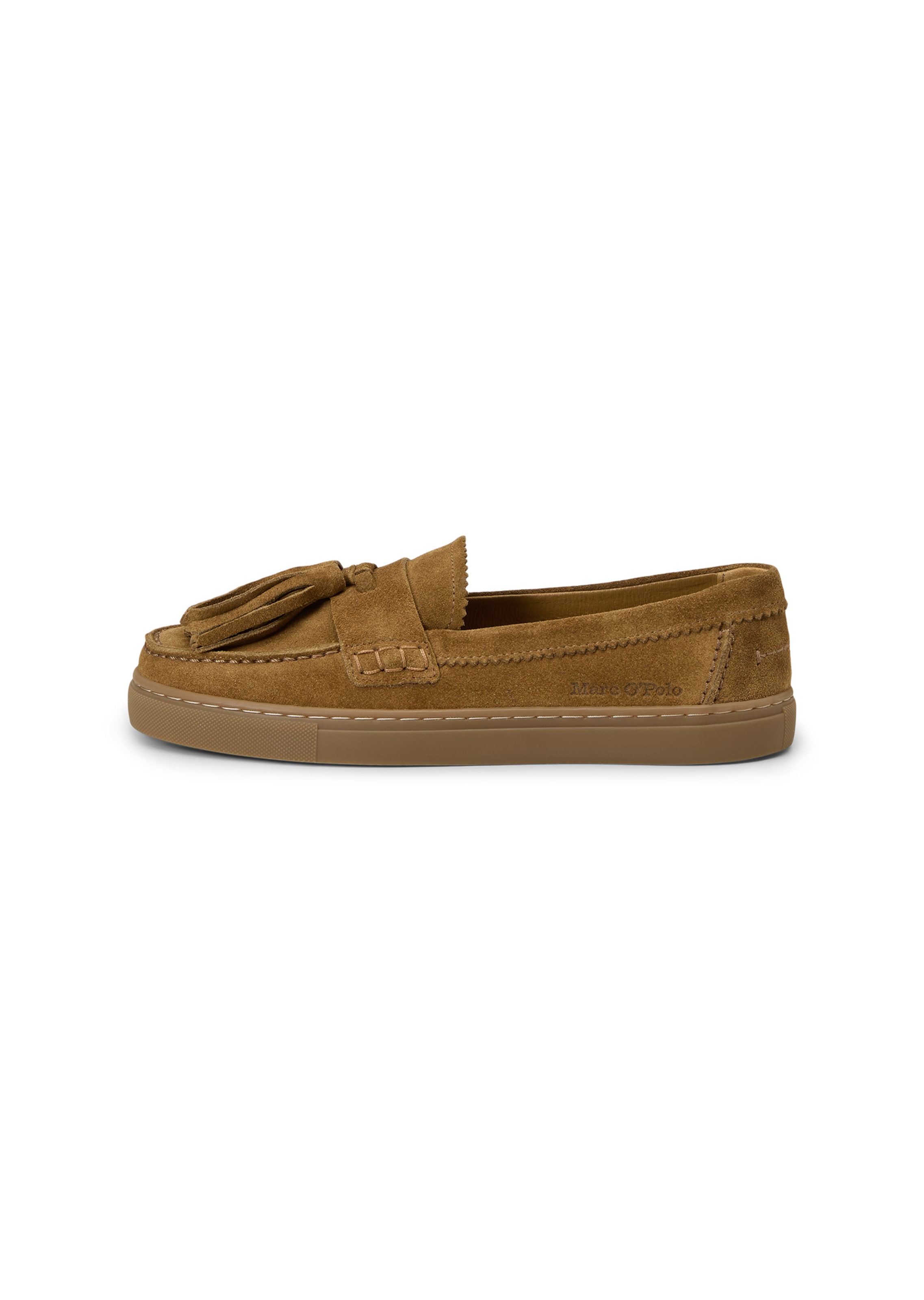 Marc O'Polo Moccasin 'Mokassin l Kara' in Brown: side