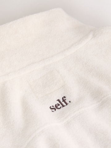 self. Fleecejacke in Beige