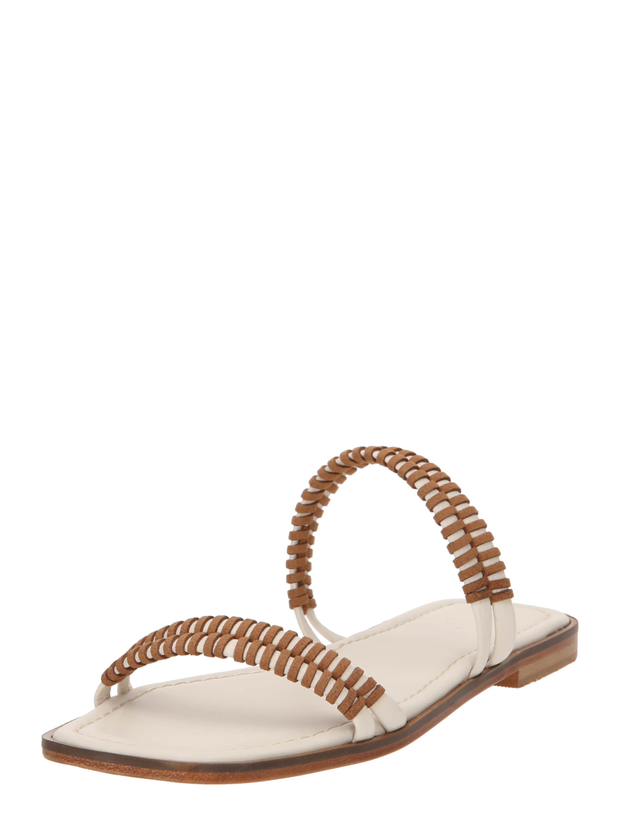 Marietta's Fantasy Pantolette 'Amelia' i vit: framsida