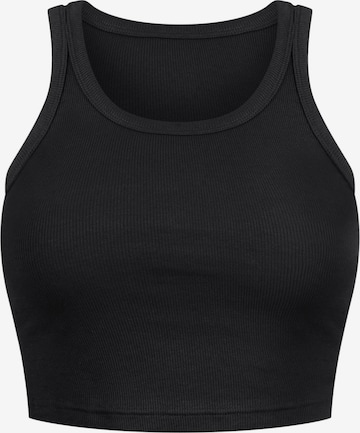 Smilodox Sporttop 'Myrana' in Zwart: voorkant