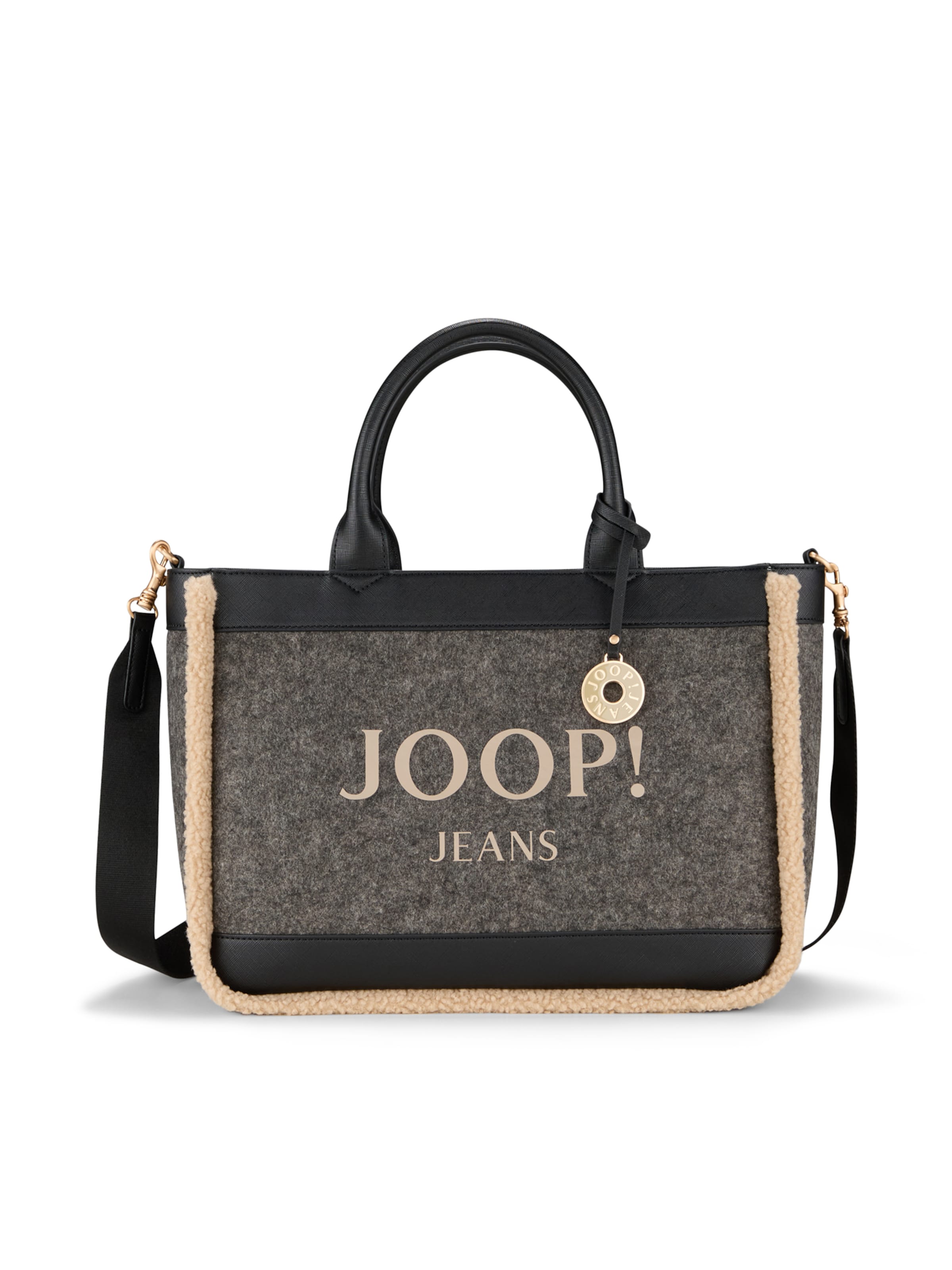 JOOP! Handbag 'Calduccio Yvette' in Grey: front