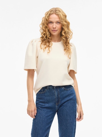 VILA Sweatshirt 'VISandy' in Wit: voorkant