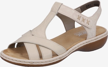 Rieker Sandale in Beige: Vorderseite
