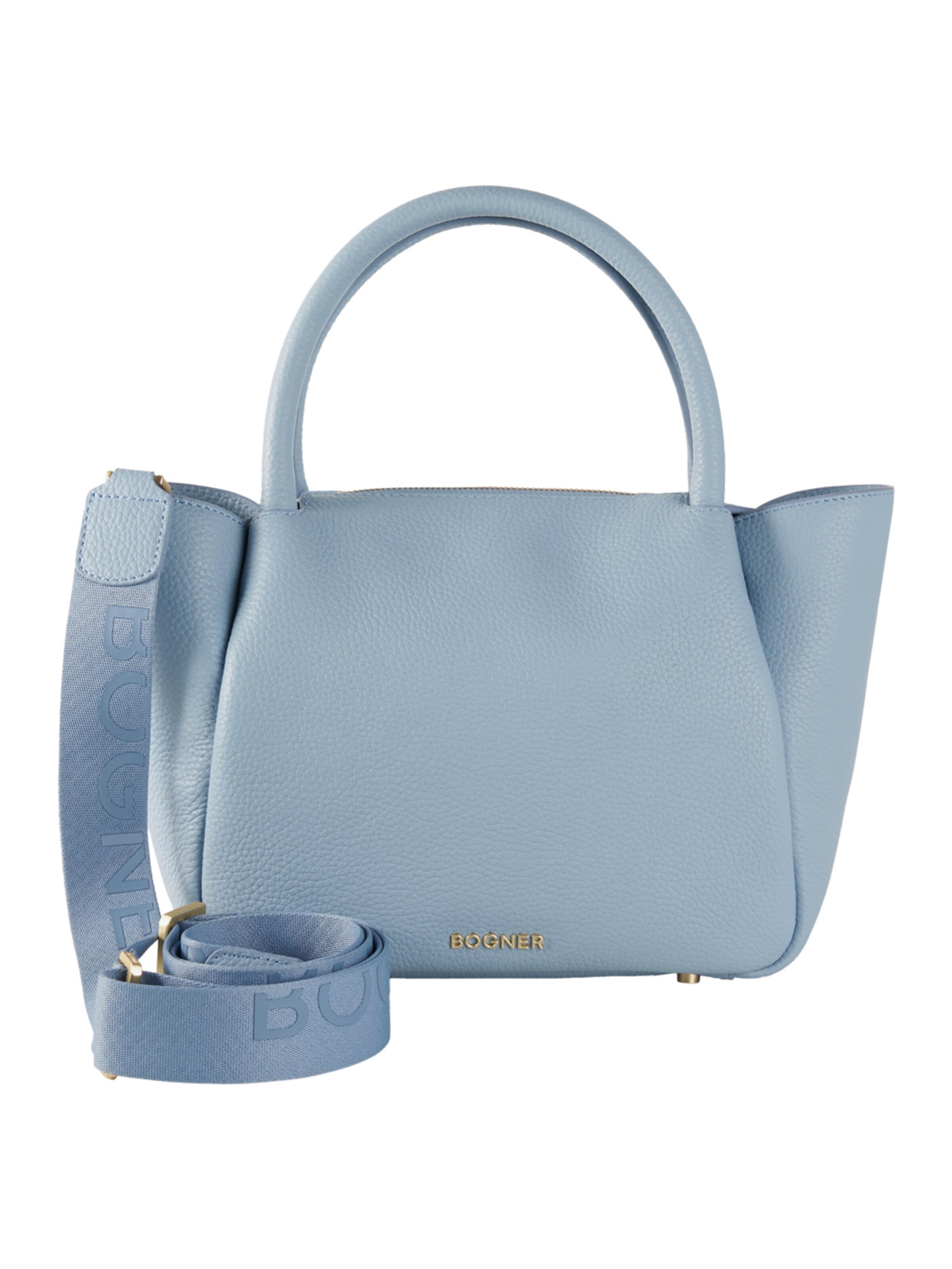 BOGNER Schoudertas 'Wallis Raja' in Blauw: voorkant