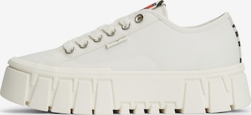 Tommy Jeans Sneakers laag 'Zebra' in Wit: voorkant