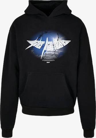 MJ Gonzales Sweatshirt 'Higher Than Heaven V.4' in Black: front