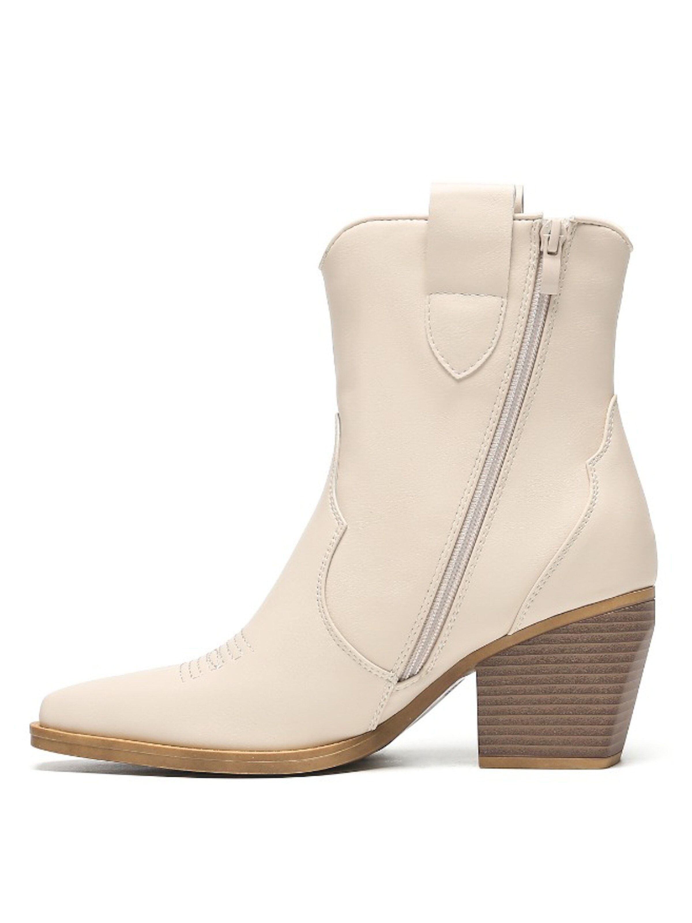 Smile Favorites Cowboy Boots in Beige