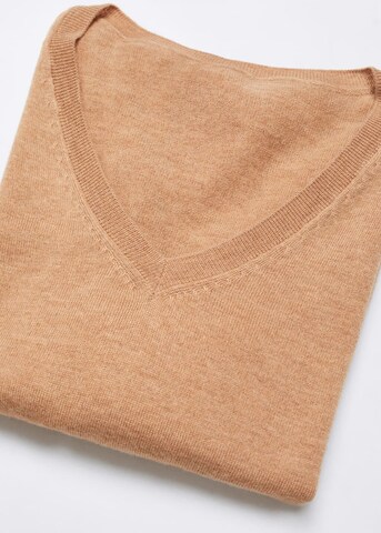 MANGO Sweater 'Serranov' in Brown