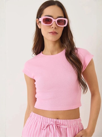Bianco Lucci Top in Roze: voorkant