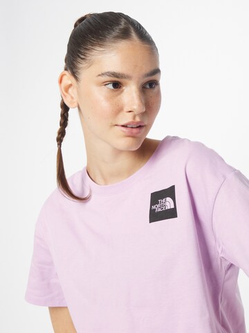 THE NORTH FACE T-shirt i lila