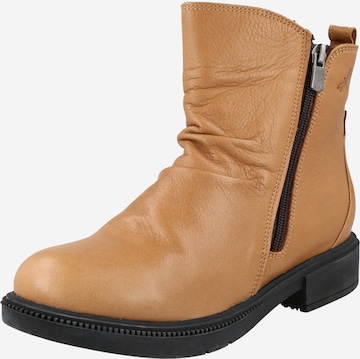 Libelle Ankle Boots in Brown: front