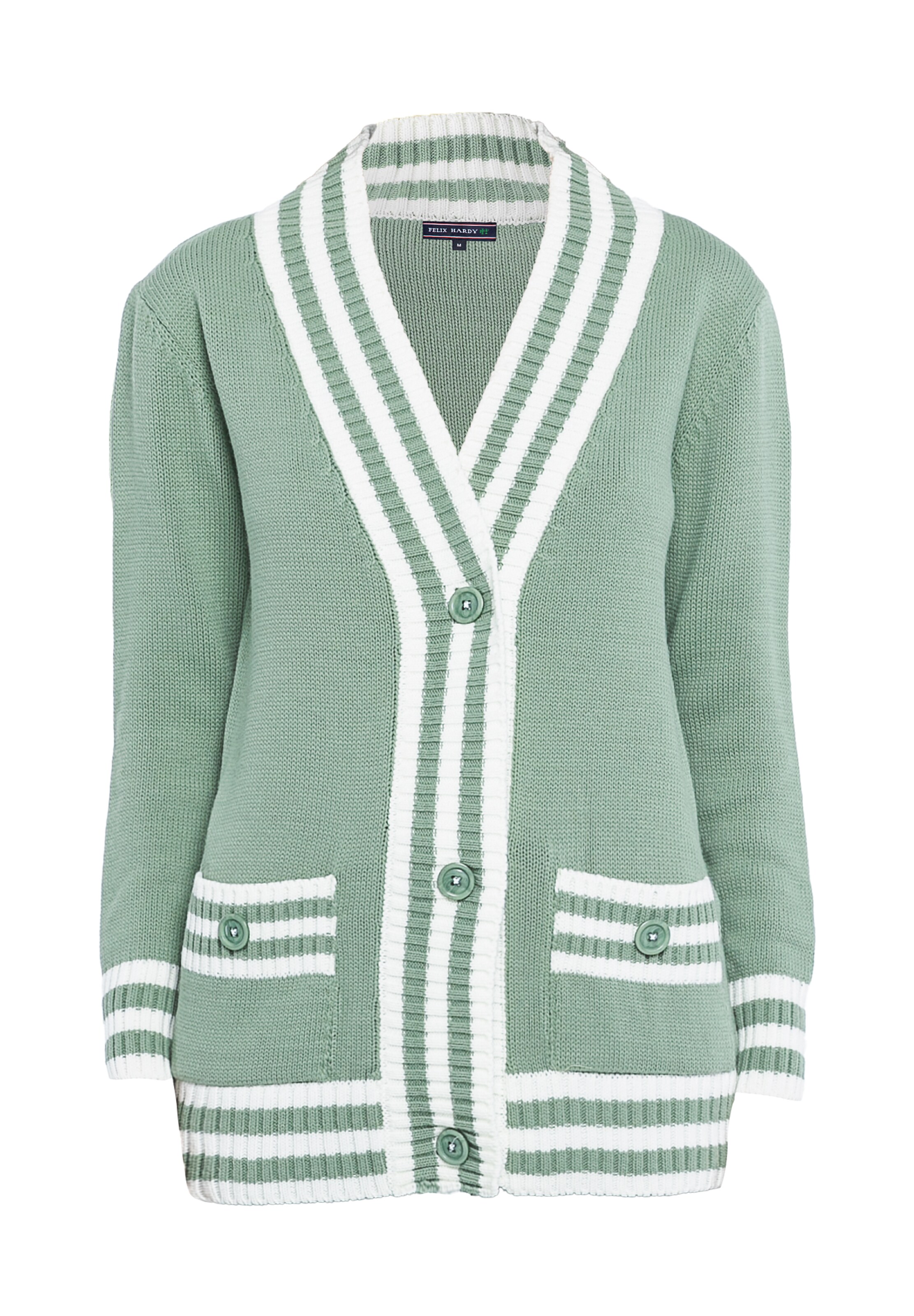 Felix Hardy - Casaco de malha em verde: frente