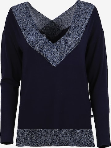 Le Temps Des Cerises Sweater 'MANA' in Blue: front