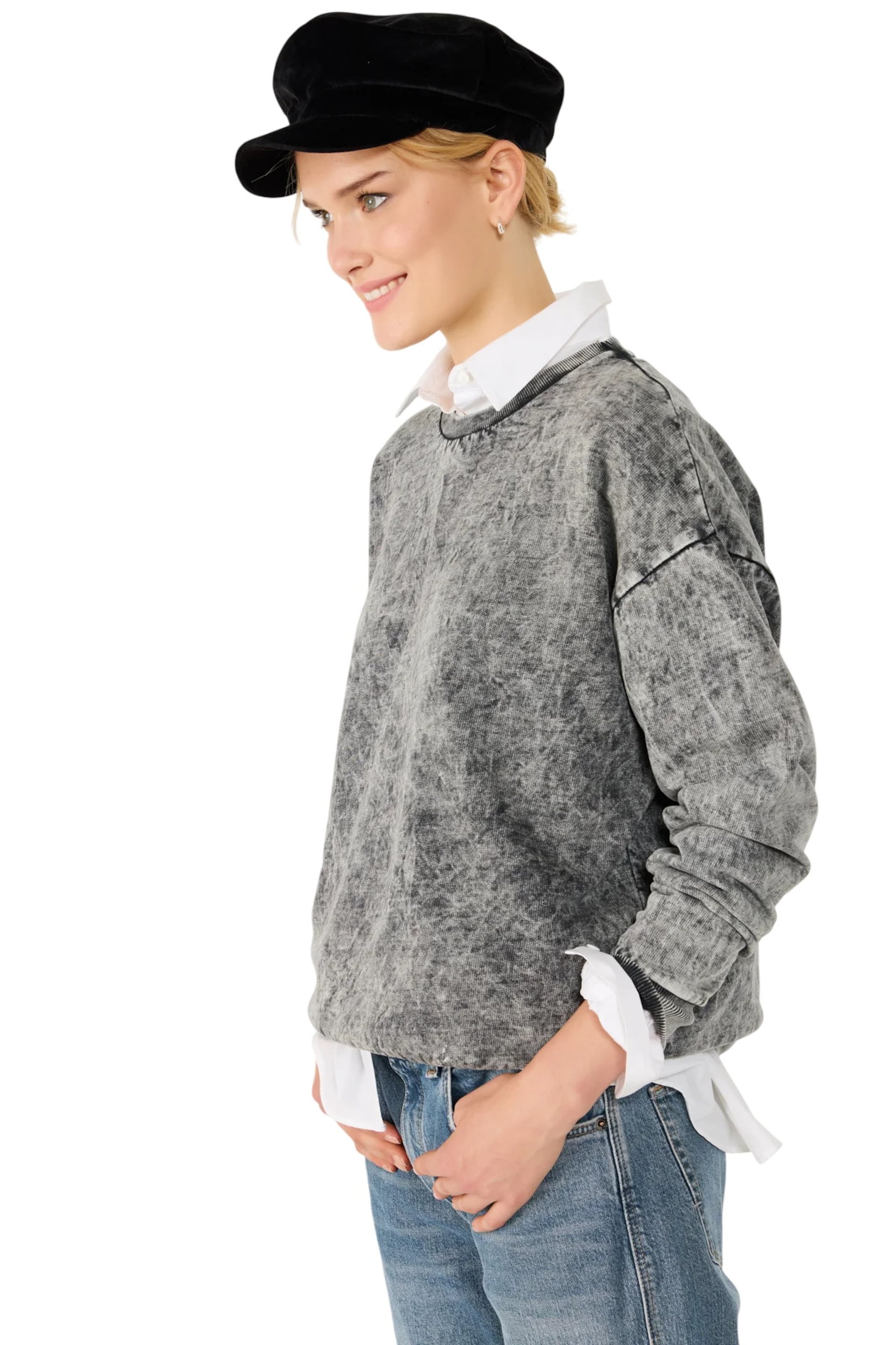 No Matter What Sweatshirt in Grey