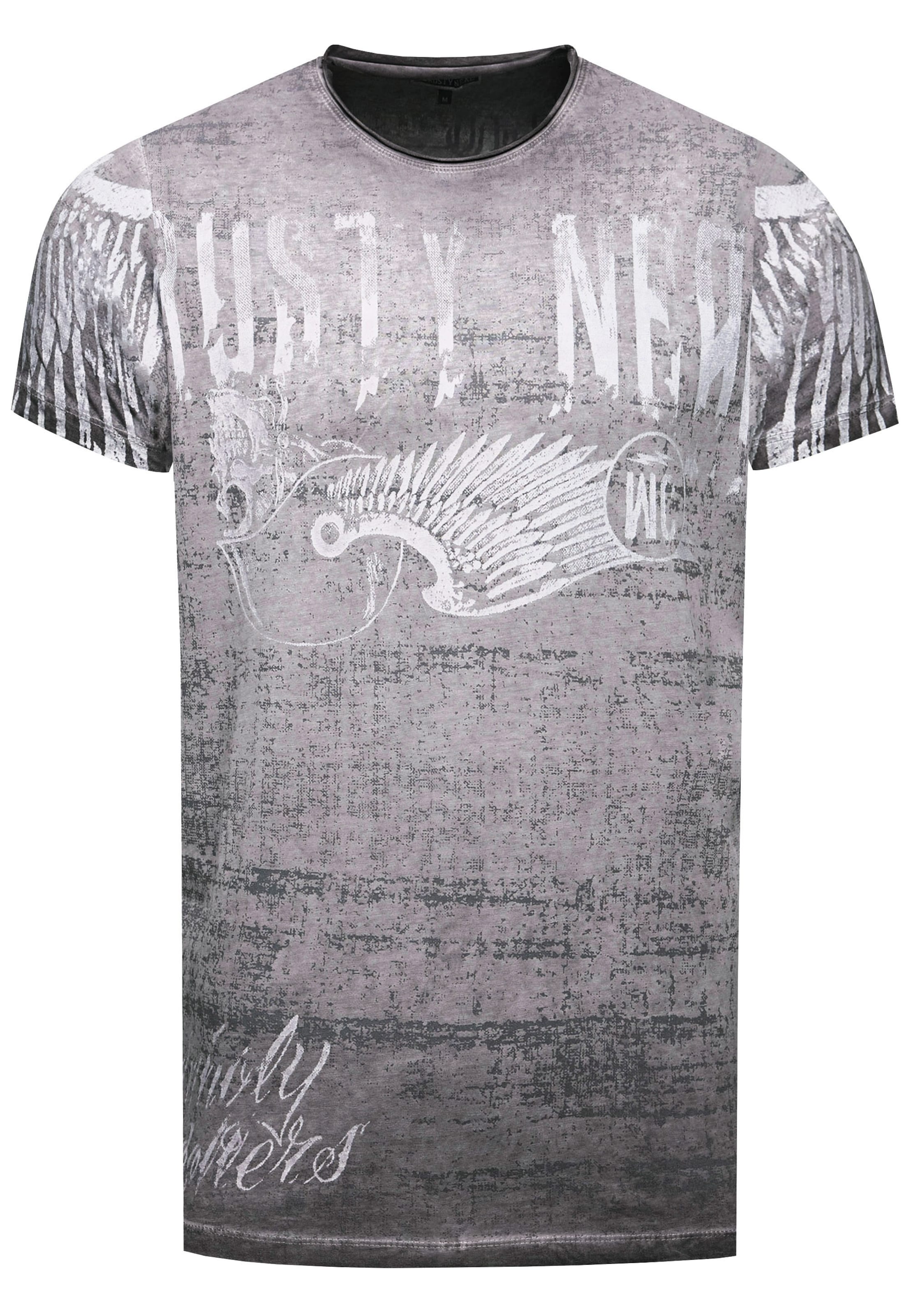 Rusty Neal T-Shirt in Grau: Vorderseite