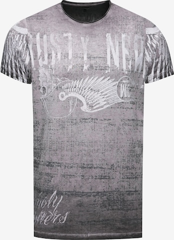 Rusty Neal T-Shirt in Grau: Vorderseite