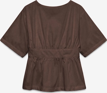 VERO MODA - Blusa 'VMLotus' en marrón: frente