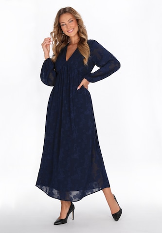 faina Dress in Blue