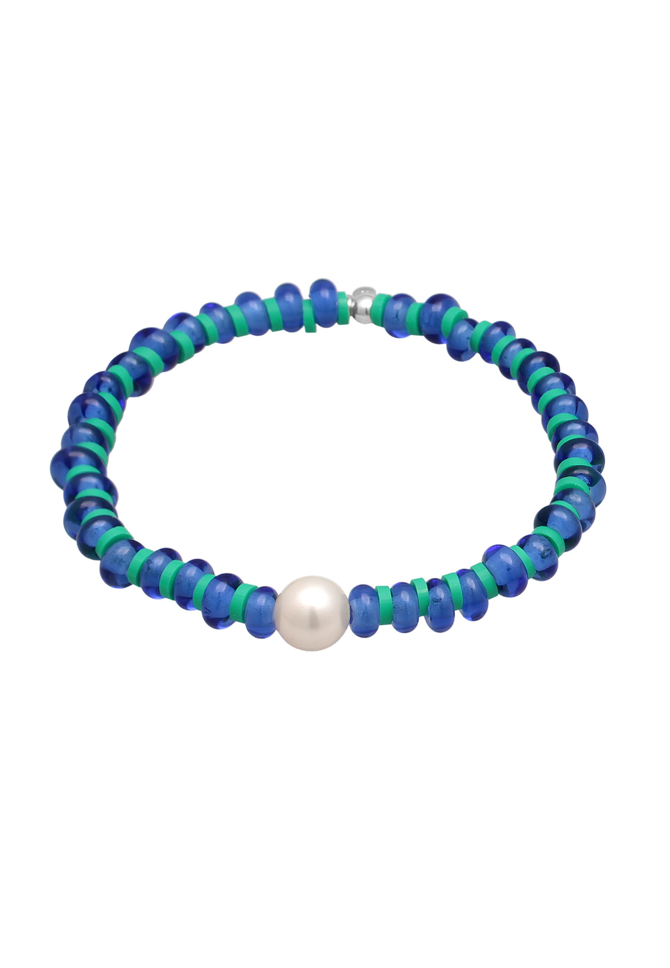 ELLI Bracelet 'Kugel' in Blue: front